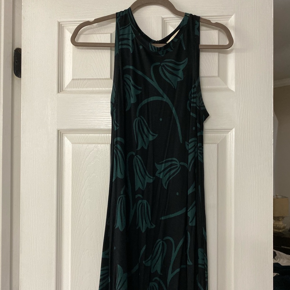 Loft sleeveless midi dress